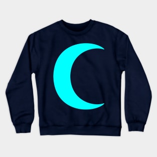 Crescent (aquamarine) Crewneck Sweatshirt